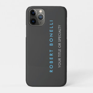 Funda Para iPhone 11 Pro Gray Blue Trendy