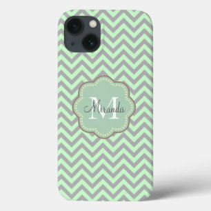 Funda Para iPhone 13 Gray Chevron
