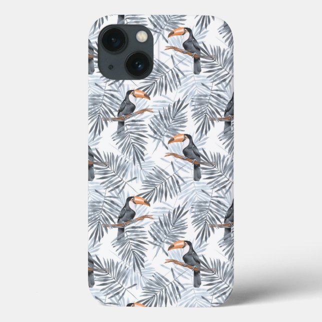 Funda De Case-Mate Para iPhone Gray Toucan (Reverso)
