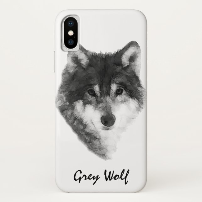 Funda De Case-Mate Para iPhone Gray Wolf (Reverso)