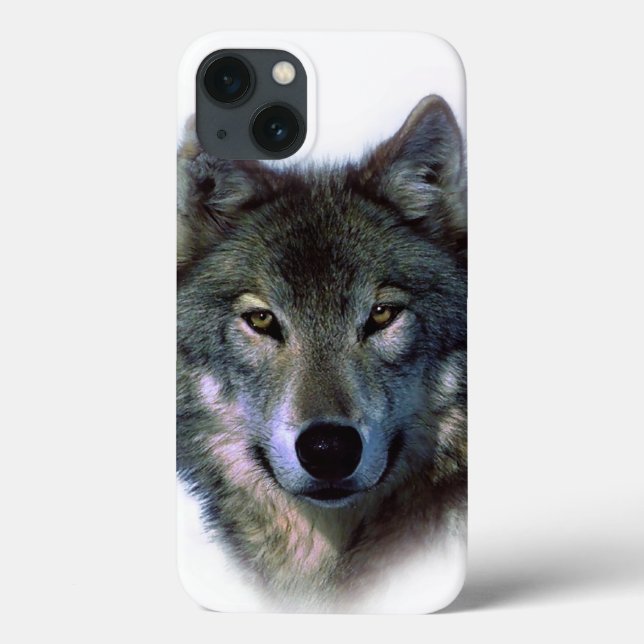 Funda De Case-Mate Para iPhone Gray Wolf Eyes (Reverso)
