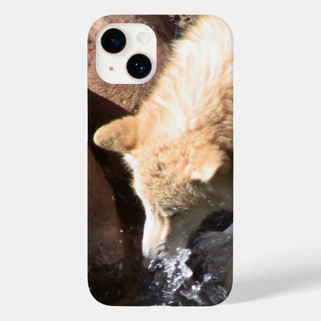 Funda De Case-Mate Para iPhone Gray Wolf Iphone Case (Reverso )