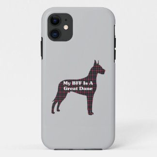 Funda Para iPhone 11 Great Dane BFF