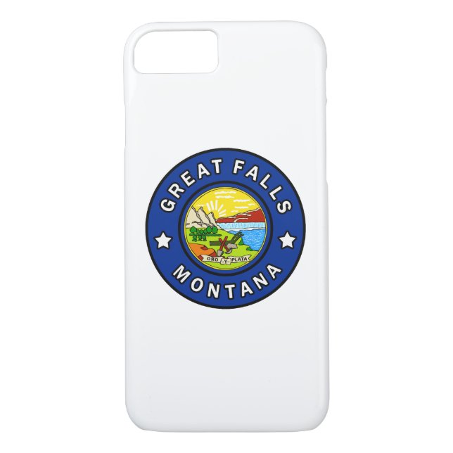 Funda De Case-Mate Para iPhone Great Falls Montana (Reverso)