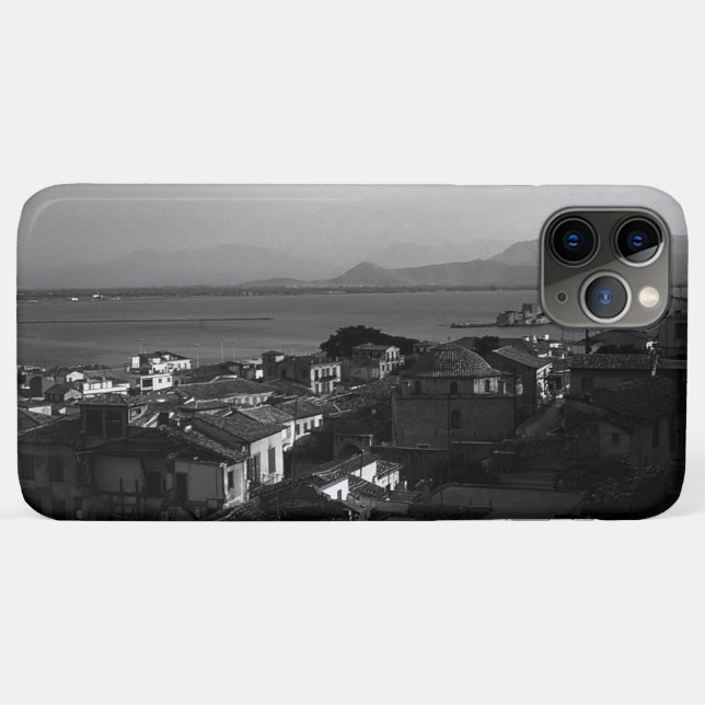 Funda De Case-Mate Para iPhone Grecia antigua playa de Nafplion (Reverso (horizontal))