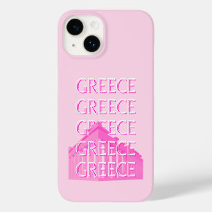 Funda Para iPhone 14 De Case-Mate Grecia, arte de viajes, arte de viajes pastoral, r