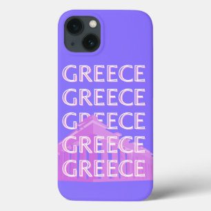 Funda Para iPhone 13 Grecia, Atenas Viajes Arte, Viajes Retro
