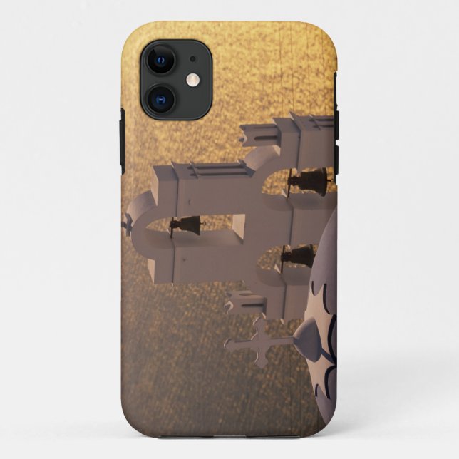 Funda De Case-Mate Para iPhone Grecia, Islas Cícladas, Santorini, Thira, (Reverso)