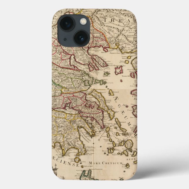 Funda De Case-Mate Para iPhone Greece and Macedonia (Reverso)