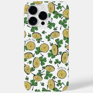 Funda Para iPhone 14 Pro Max De Case-Mate Green and Gold St Patrick's Lucky You Shamrock