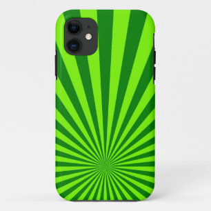 Funda Para iPhone 11 Green and Lime Funky Strips Seless