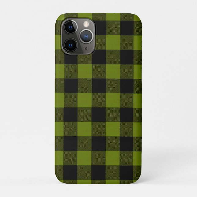 Funda De Case-Mate Para iPhone Green Buffalo Check Garden (Reverso)