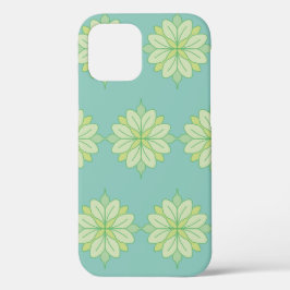 Funda Para iPhone 12 Green flower 