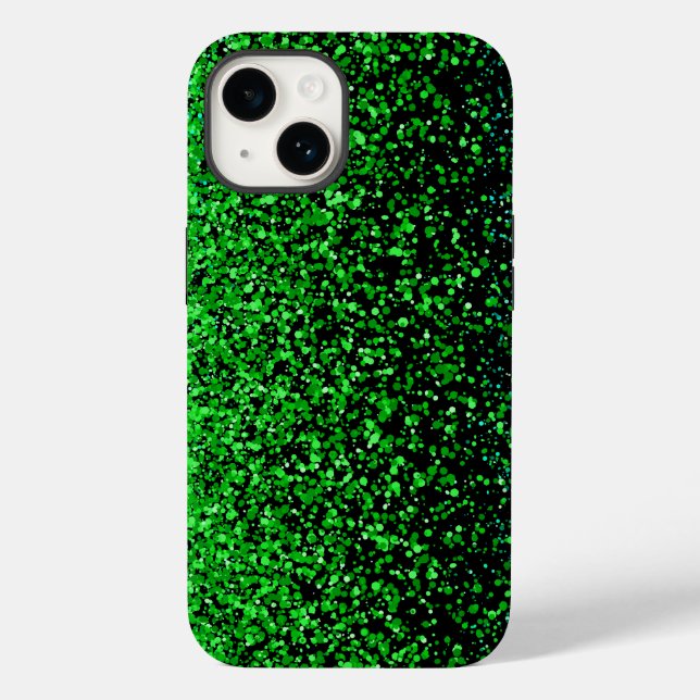 Funda De Case-Mate Para iPhone Green raster 2 caras 01.b Negro BG (Reverso )