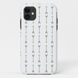 Funda Para iPhone 11 Green Tribal Arrow Pattern