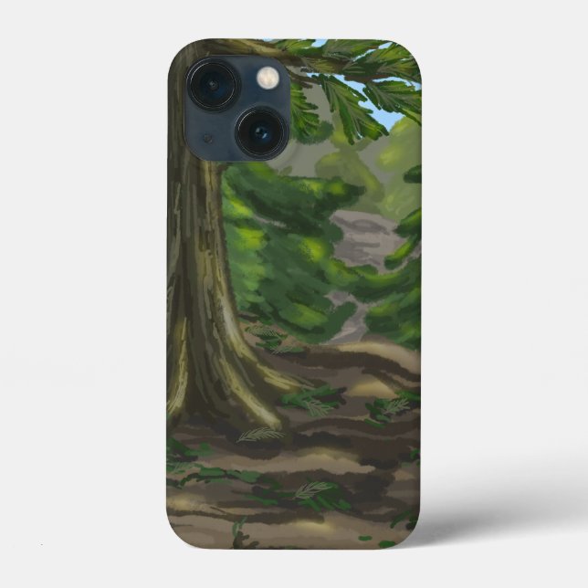 Funda De Case-Mate Para iPhone Green Woods (Reverso )