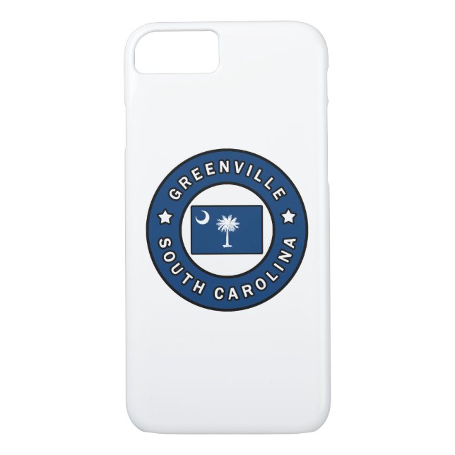 Funda De Case-Mate Para iPhone Greenville Carolina del Sur (Reverso)