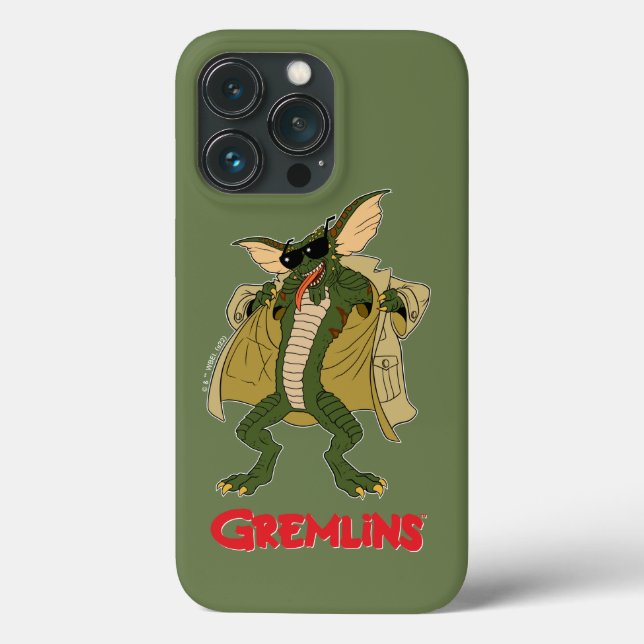 Funda De Case-Mate Para iPhone Gremlins | Flash Trench Coat de banda (Reverso )
