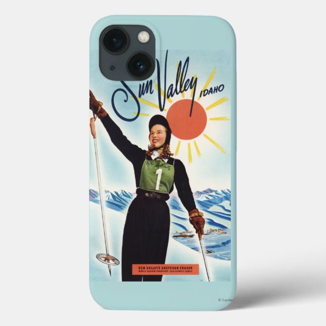 Funda De Case-Mate Para iPhone Gretchen Fraser Advertisement Poster (Reverso)