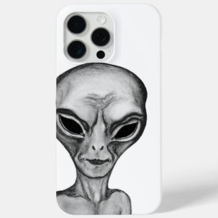 Funda Para iPhone 15 Pro Max Grey Alien