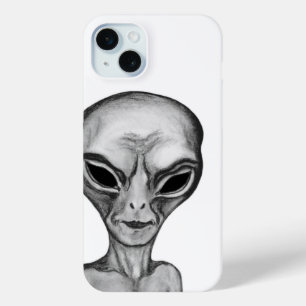 Funda Para iPhone 15 Mini Grey Alien