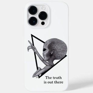 Funda Para iPhone 14 Pro Max De Case-Mate Grey Alien, la verdad está ahí fuera