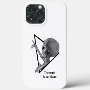 Funda Para iPhone 13 Pro Max Grey Alien, la verdad está ahí fuera
