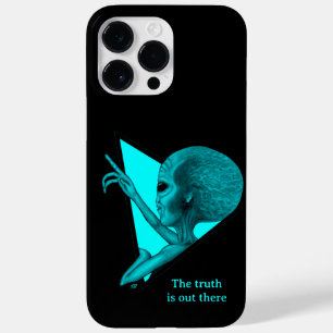 Funda Para iPhone 14 Pro Max De Case-Mate Grey Alien, la verdad está ahí fuera