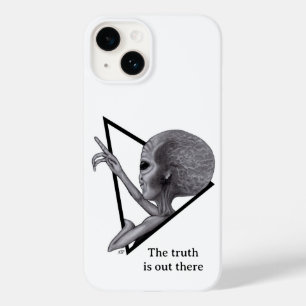 Funda Para iPhone 14 De Case-Mate Grey Alien, la verdad está ahí fuera