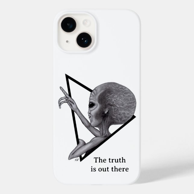 Funda De Case-Mate Para iPhone Grey Alien, la verdad está ahí fuera (Reverso )