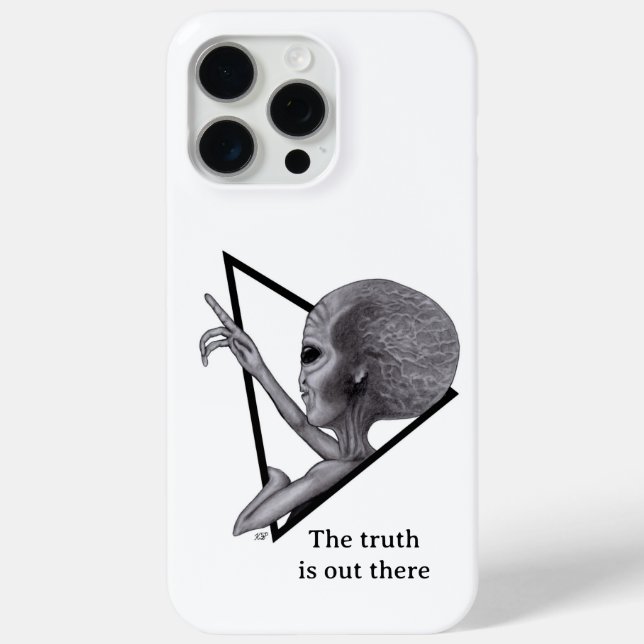 Funda De Case-Mate Para iPhone Grey Alien, la verdad está ahí fuera (Reverso )