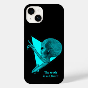 Funda Para iPhone 14 De Case-Mate Grey Alien, la verdad está ahí fuera