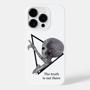 Funda Para iPhone 14 Pro De Case-Mate Grey Alien, la verdad está ahí fuera