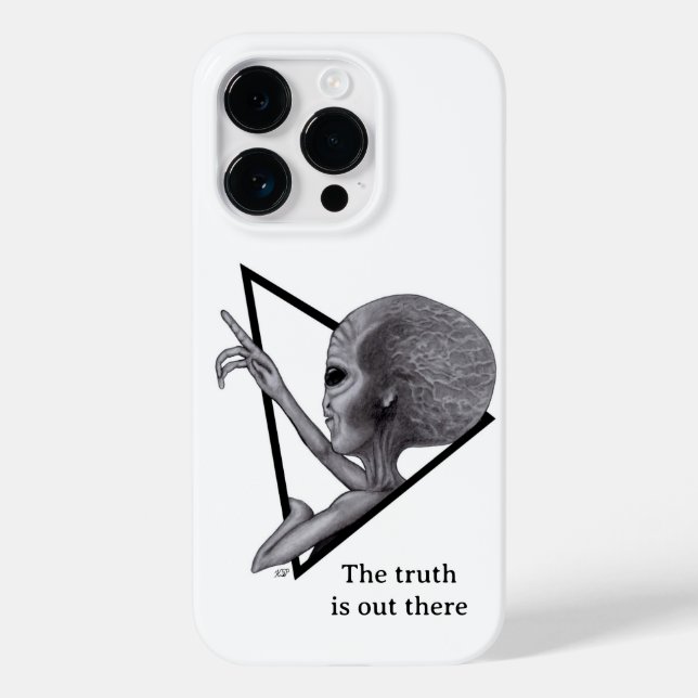Funda De Case-Mate Para iPhone Grey Alien, la verdad está ahí fuera (Reverso )