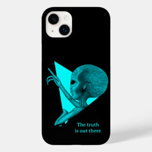 Funda Para iPhone 14 Plus De Case-Mate Grey Alien, la verdad está ahí fuera