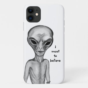 Funda Para iPhone 11 Grey Alien , quiero creer