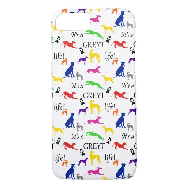 Funda De Case-Mate Para iPhone Greyhound es una cita de la vida griega  (Reverso)