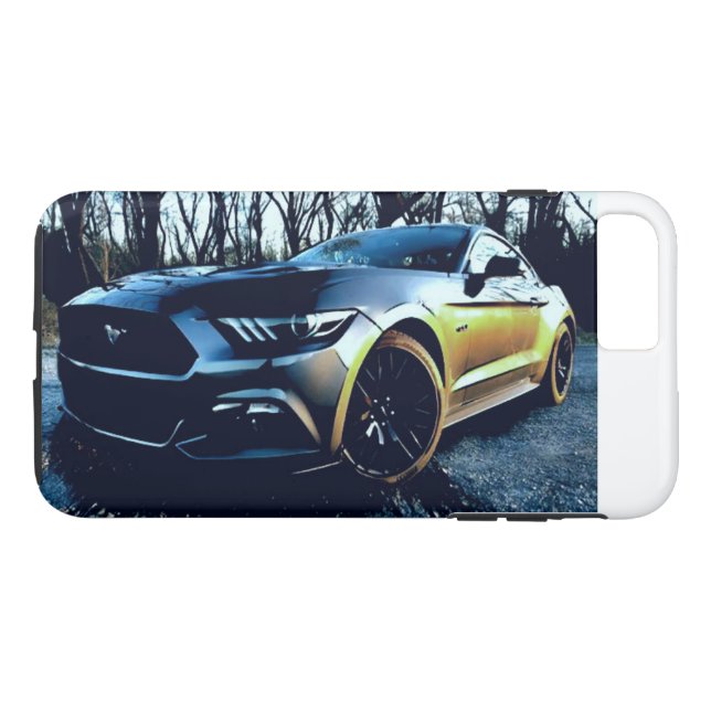 Funda De Case-Mate Para iPhone Gris 2017 Mustang GT (Reverso (horizontal))