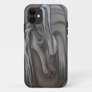 Funda Para iPhone 11 Gris árabe del caballo
