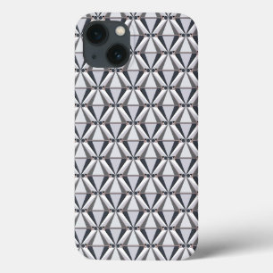 Funda Para iPhone 13 Gris con rosa