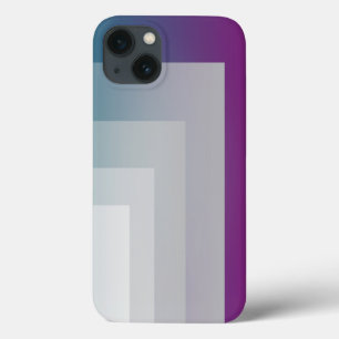 Funda Para iPhone 13 gris magenta verde azulado