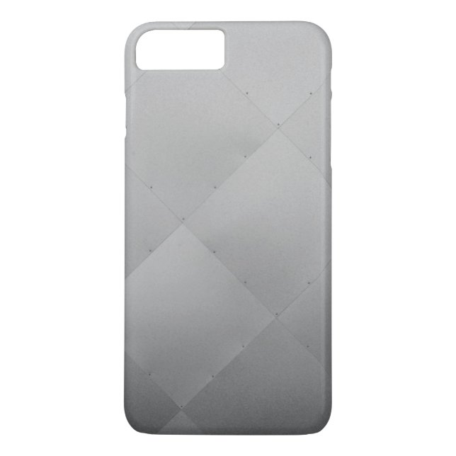 Funda De Case-Mate Para iPhone Gris Metalizado brillante y moderno (Reverso)