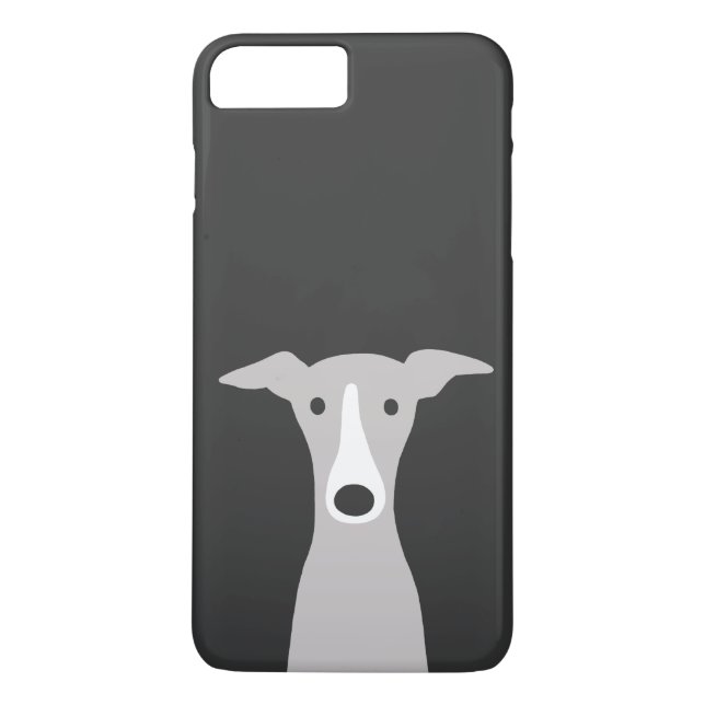 Funda De Case-Mate Para iPhone Grisónito italiano o perro blanco (Reverso)