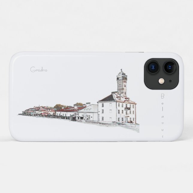 Funda De Case-Mate Para iPhone Grodno Hrodna Bielorrusia Arquitectura iPhone 11 F (Reverso (horizontal))