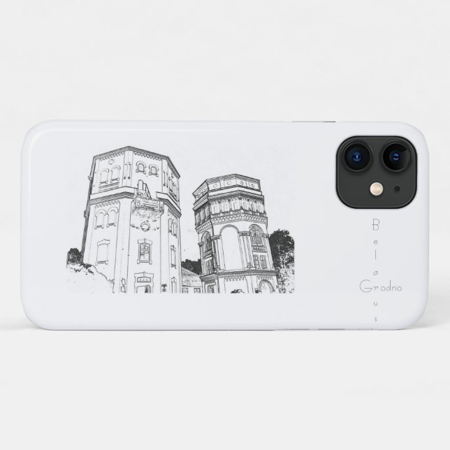 Funda De Case-Mate Para iPhone Grodno Hrodna Bielorrusia Arquitectura iPhone 11 F (Reverso (horizontal))