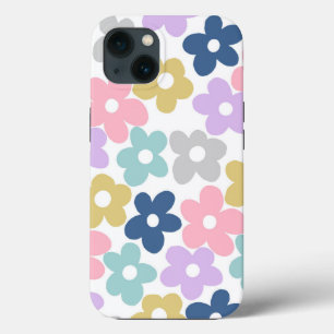 Funda Para iPhone 13 Groovy Daisy Flowers Retro Boho Floral
