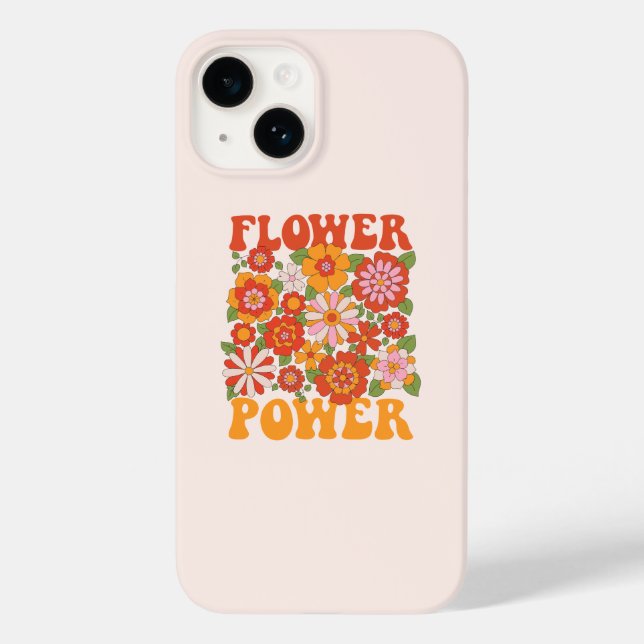 Funda De Case-Mate Para iPhone Groovy Flower Power Graphic (Reverso )