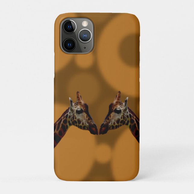 Funda De Case-Mate Para iPhone Groovy Giraffe A Ir, (Reverso)