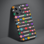 Funda Para iPhone 14 De Case-Mate Groovy Good Vibes Love Smile Retro Bebidas<br><div class="desc">Los estuches para iPhone de Groovy Good Vibes Love Smile Retro Beads presentan una variedad de cuentas de amistad con texto como amor, paz, felicidad, sonrisa, buenas vibraciones y acentuadas con flores, mariposas, corazones, estrellas, yin y señales yang en colores brillantes. Perfectos regalos para Navidades, cumpleaños, mejores amigos, hermanas y...</div>