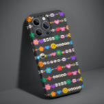 Funda Para iPhone 13 Pro Max Groovy Good Vibes Love Smile Retro Bebidas<br><div class="desc">Los estuches para iPhone de Groovy Good Vibes Love Smile Retro Beads presentan una variedad de cuentas de amistad con texto como amor, paz, felicidad, sonrisa, buenas vibraciones y acentuadas con flores, mariposas, corazones, estrellas, yin y señales yang en colores brillantes. Perfectos regalos para Navidades, cumpleaños, mejores amigos, hermanas y...</div>